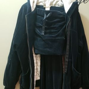Babyphat 3 piece outfit jacket tube top and pants